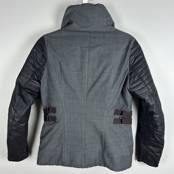 SOREL Joan of Arctic Down Filled Winter Coat‎ Size Small Grey Black Wool Snow - Picture 2 of 5